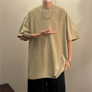 五分袖印花简约潮时尚潮牌青春流行男城市风貌圆领T恤DT004P25图片