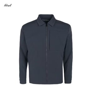 男士休闲短款夹克秋季新款时尚潮工装风百搭翻领外套男HHD517 P56图片
