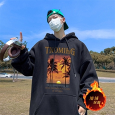 500克重磅秋冬美式加绒加厚卫衣外套DL518常规特P35绒特P40，男装卫衣，电商A486