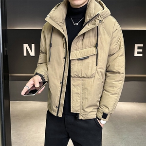 2024新款男士羽绒服冬季连帽简约鸭绒外套B240-YR9817图片