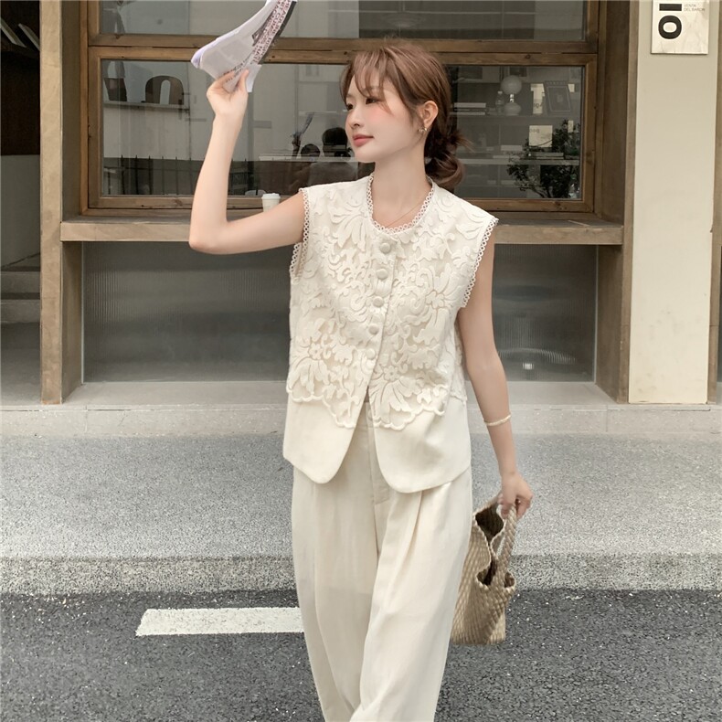 蕾丝钩花套装2C105-0511-P175-K258,女装套装/套裙,2C105