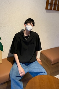 特P40 无差价新款夏季设计感百搭潮流短袖T恤-HT10178 港风1图片