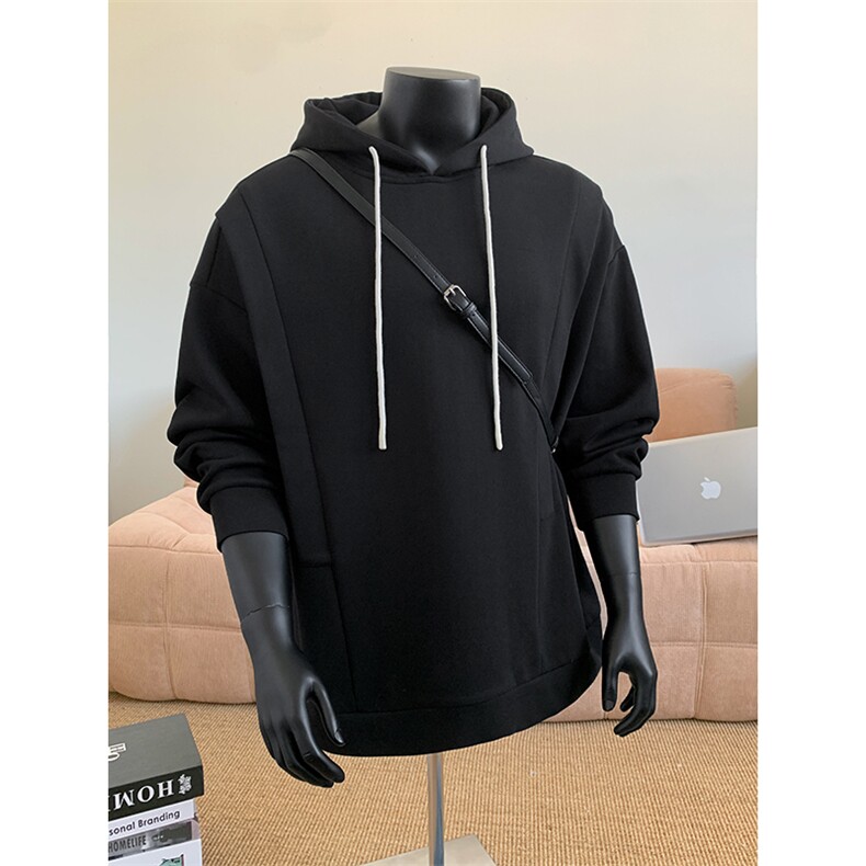 WY5001/P65春装新款高品质不起球连帽个性卫衣男潮流宽松上衣外套,男装卫衣,电商A141