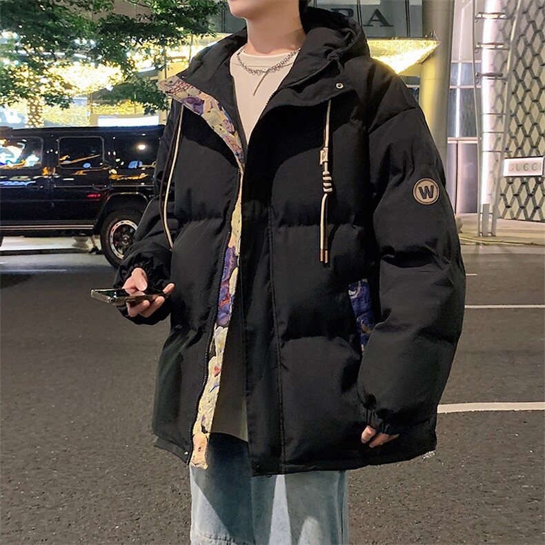 XZ102B-1潮风外套男女同款新款棉衣XZ102B-1-M6632P125,男装棉衣,星座102B-1