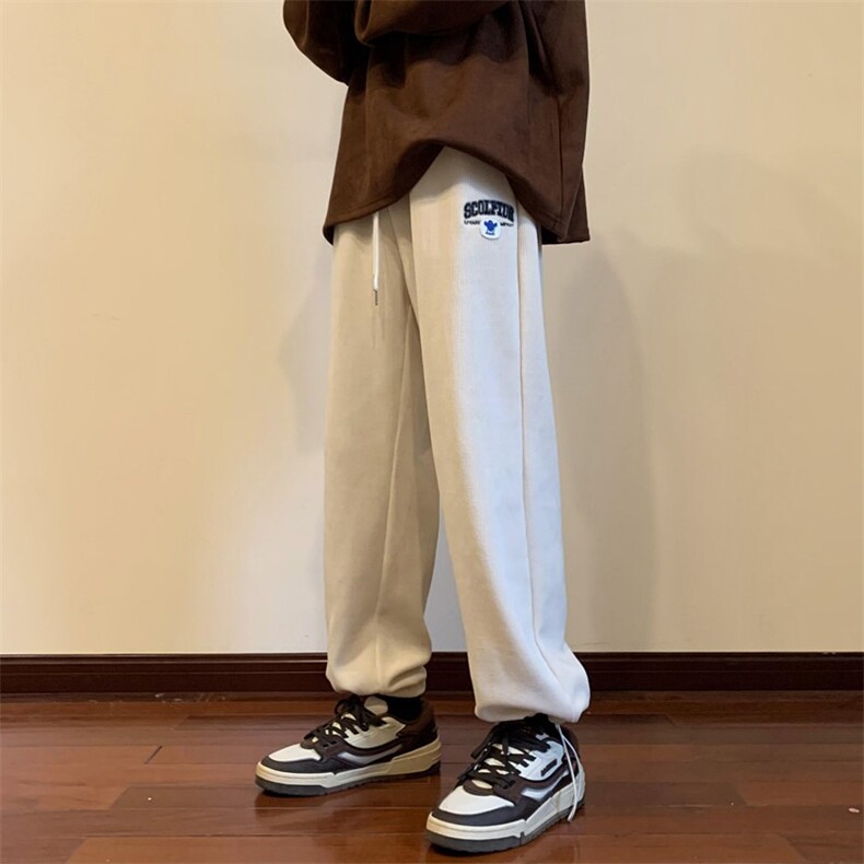 秋冬重磅欧棉绒刺绣休闲裤大码M~5XLXZ604-KG48-P55控68,男装休闲裤,星座604