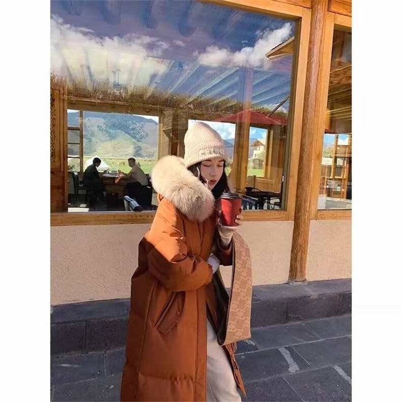 网红同款长款毛领三色可选，其它，12PJL