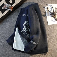 高品质毛衣男秋冬青少年针织打底衫加厚保暖衣KJ1036-P80，男装T恤，星座1105-3