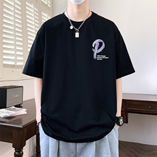 夏季男短袖t恤高品质多工艺发泡印大码T恤衫HF8391-P34，男装T恤，星座1206（原A206）
