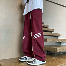 2025秋冬新款潮流灯芯绒弯刀宽松休闲裤B315-K817-特p35控68，男装休闲裤，电商B315