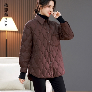 2023冬装新款时尚百搭潮流气质短款休闲减龄羽绒服外套女图片