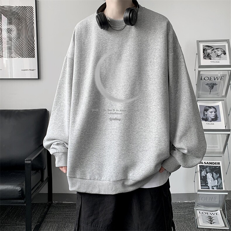 春季圆领卫衣男大码韩版宽松长袖外套S6349-P28,男装卫衣,电商A040