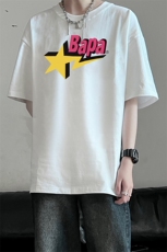 高级感cleanfit短袖t恤重磅纯棉七分袖XZ310A-4-T38，男装T恤，星座310A-4