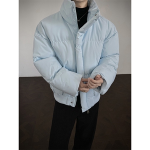 冬季clean纯色棉服潮流中性加厚短款棉衣 HZ8816-特P68不议价图片
