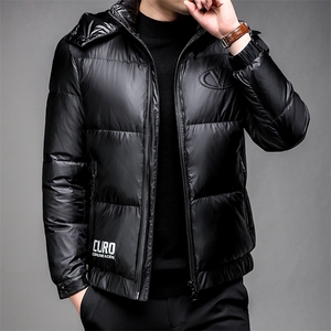 羽绒服冬季男装90%白鸭绒羽绒服立领加厚时尚青年外套HP8806-P320图片