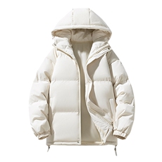中性风秋冬新款棉衣外套纯色连帽面包服保暖加厚A436-1277-P60，男装棉衣，电商A436
