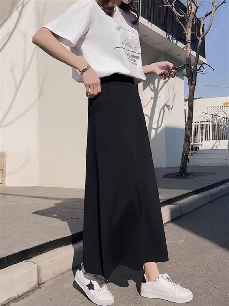 2025时尚百搭春季新款A字裙，女装半身裙，湘姗