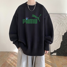 半高领毛衣男士大码针织衫男毛线衣男M18227-P45加绒款-P65，男装针织衫/毛衣，电商A040