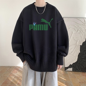 半高领毛衣男士大码针织衫男毛线衣男 M18227-P45 加绒款-P65图片