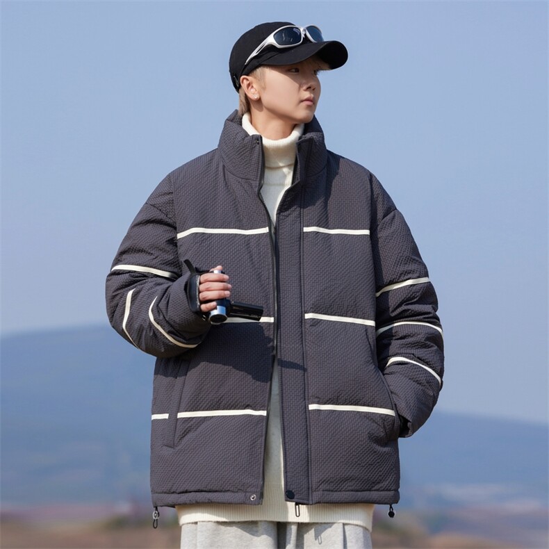 冬季防寒保暖白鸭绒立领男士羽绒服外套二开A406Y90310P225,男装羽绒服,星座309（原A406）