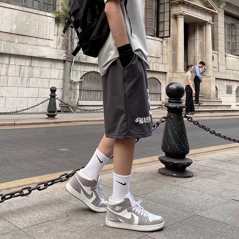 夏季美式复古篮球短裤男潮运动裤休闲五分裤AD57P28,男装休闲裤,星座1116-2