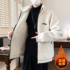024秋冬新款高品质颗粒绒棉衣男士保暖时尚潮流夹克，男装夹克，星座1206（原A206）