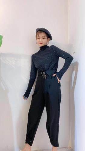 闪闪撒银双面澳绒打底，女装，r+i=aa