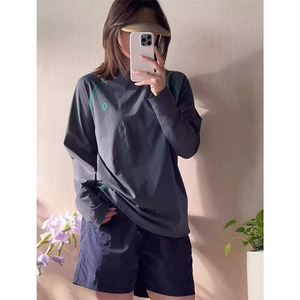 美式高街解构工艺速干长袖T恤男女款防晒罩衫户外运动潮牌骑行服图片