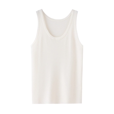 背心新款女内夏季条纹纯色宽松无袖外穿打底上衣，女装针织衫/毛衣，绒上羊绒