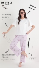 2025小白T碎花家居套装，女装套装/套裙，东正羊绒