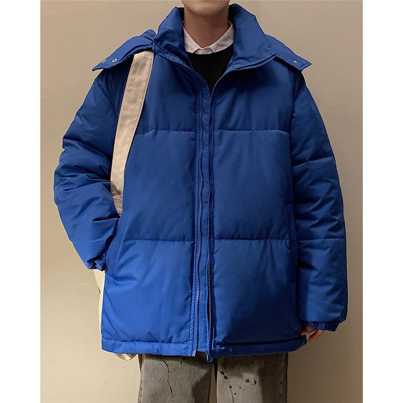黄墙港风冬季休闲时尚宽松立领连帽棉服A247-MY200特批80控138,男装棉衣,电商A247