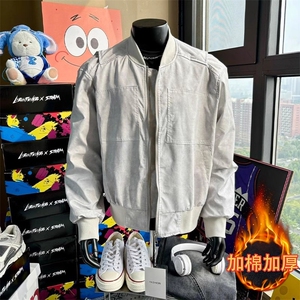 【有货】DM5005-P80短款外套男春秋美式高街棒球服飞行员工装夹克图片