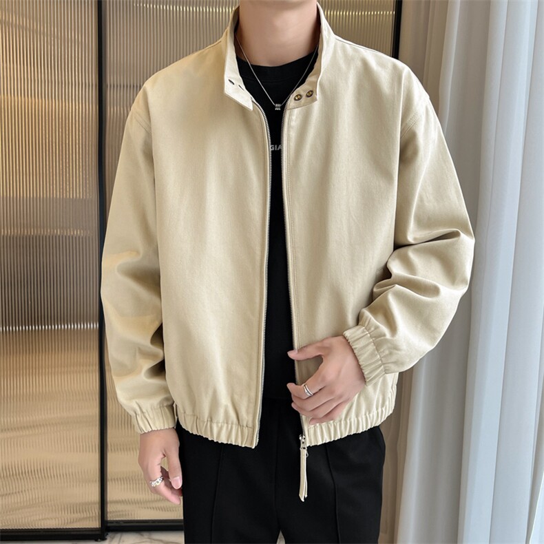 美式复古立领外套男士秋季新款休闲夹克JK02570-P85,男装夹克,星座308B-2