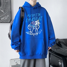 ！2023春季新款男士潮流连帽卫衣百搭印花上衣外套WY271P38，男装卫衣，电商B220