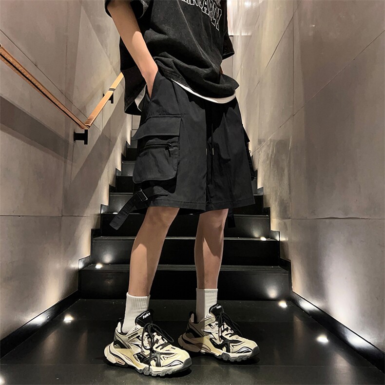 X5476-TP40控价68青少年休闲裤五分潮流工装裤夏季休闲百搭短裤,男装休闲裤,电商A102-1