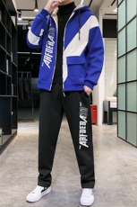 卫衣男运动套装秋冬2022宽松开衫连帽休闲加绒加厚TZ832-P95，男装休闲套装，星座210-3