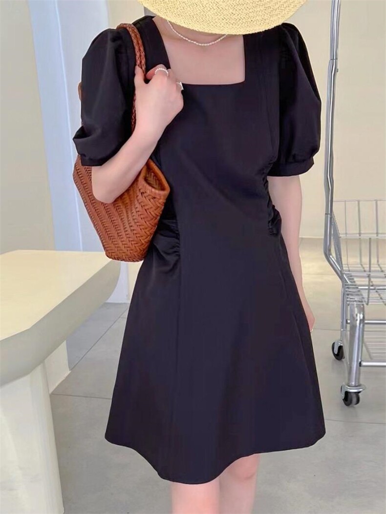 带头花连衣裙，女装连衣裙，亿炫(5F)