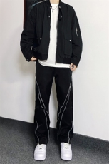 B221美式ins高街暗黑小众拉链情侣休闲冲锋裤LK23030-P65控88，男装休闲裤，电商B221