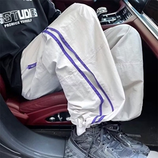 百搭降落伞兵裤休闲裤男速干高街潮流长裤子，男装休闲裤，星座410-7