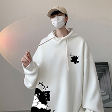 连帽卫衣男大码胖子帽衫大号运动服WY2462-P35，男装卫衣，电商A040
