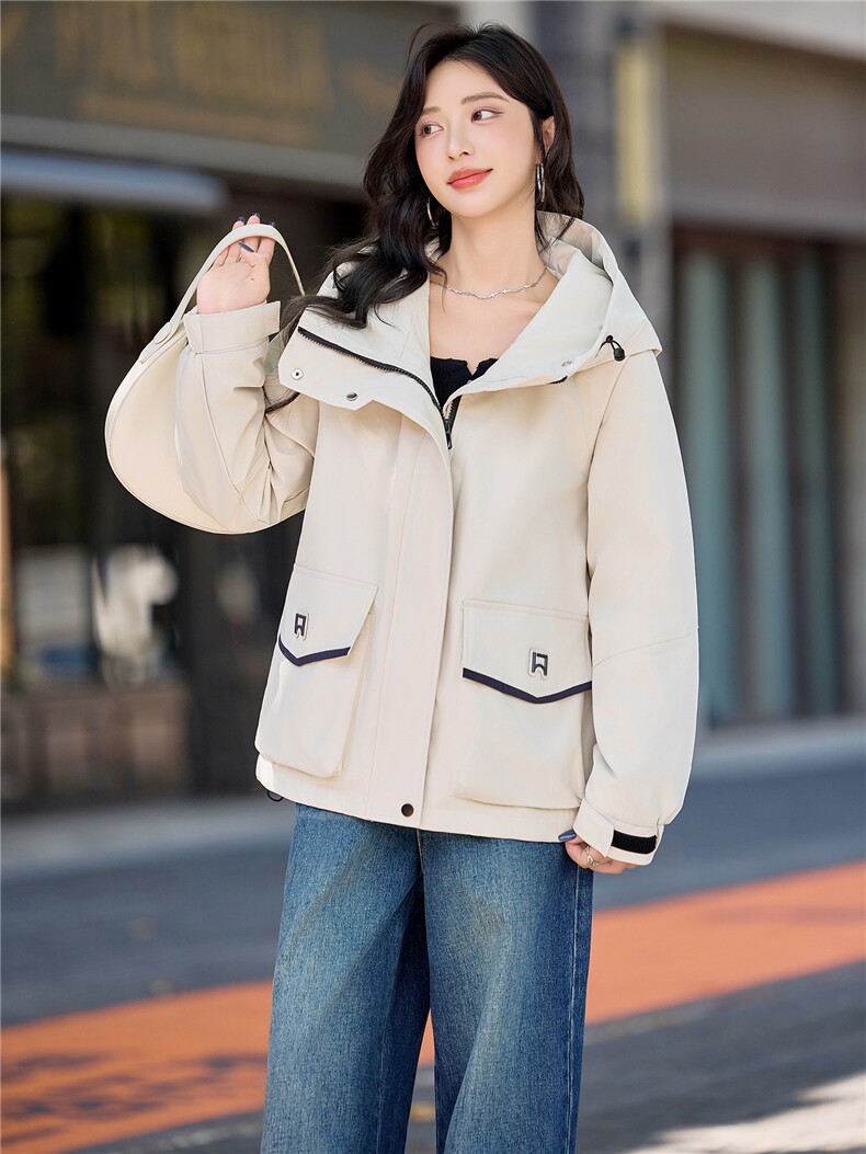 现货2025年冬季新款夹棉保暖棉衣派克服,女装棉衣/棉服,悦祺