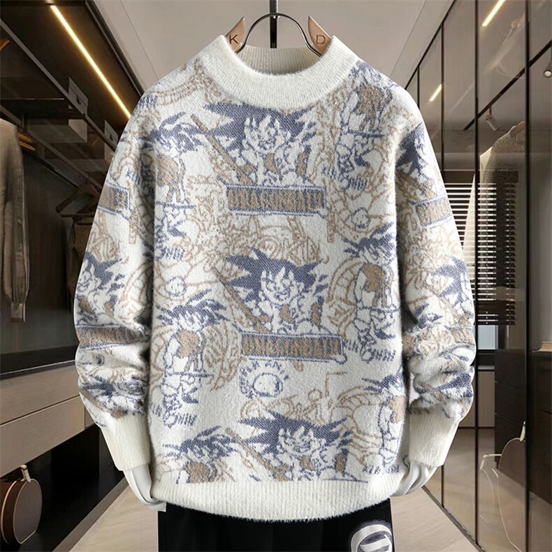 MM189-P60复古慵懒半高领针织打底衫加厚内搭毛线衣，女装针织衫/毛衣，星座617A-2