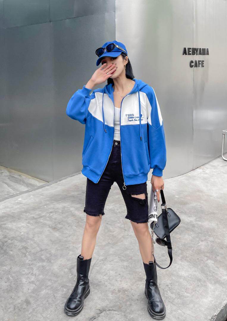 针织帽卫衣外套，女装卫衣/绒衫，米儿衣景