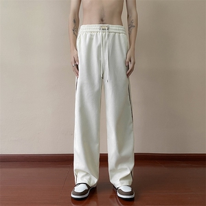 灯芯绒休闲裤男宽松休闲裤2022潮男百搭ins港风潮男裤K01707-P35图片