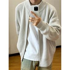 秋冬季加厚保暖针织开衫外套韩系男士毛衣休闲外穿毛线衣衫MF02，男装针织衫/毛衣，星座1116A（原606A-3）