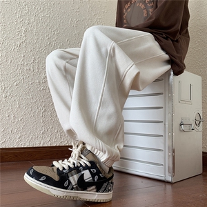 冬季休闲裤男宽松加绒加厚D329-QM657-加绒特P45-控78图片