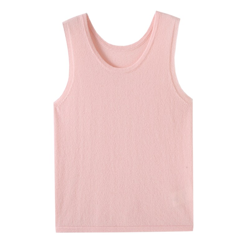 时尚儿童羊绒背心秋冬保暖柔软舒适男女童简约百搭款，童装马夹/背心，瑞上羊绒