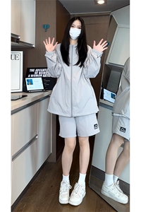 量大优供视频~夏季upf50+ 情侣户外防晒衣套装 F719特P65控98图片