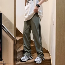 防水小牛津复合男春季直筒宽松垂感长裤运动休闲裤子KT176，男装休闲裤，星座1116A-1（原606A）