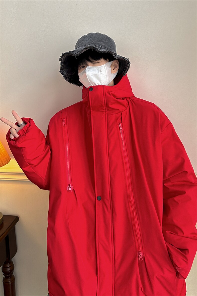MY6160/P85冬装港风冲锋衣棉衣男防风防水棉服棉袄大码外套上衣,男装棉衣,电商A141
