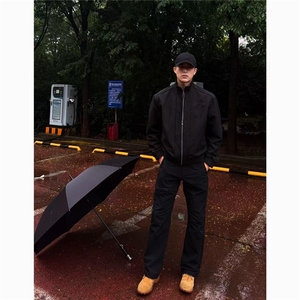 网图 秋装硬汉风夹克教练三防立领冲锋衣工装飞行外套男S511特48图片